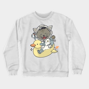 CAT SPACE Crewneck Sweatshirt